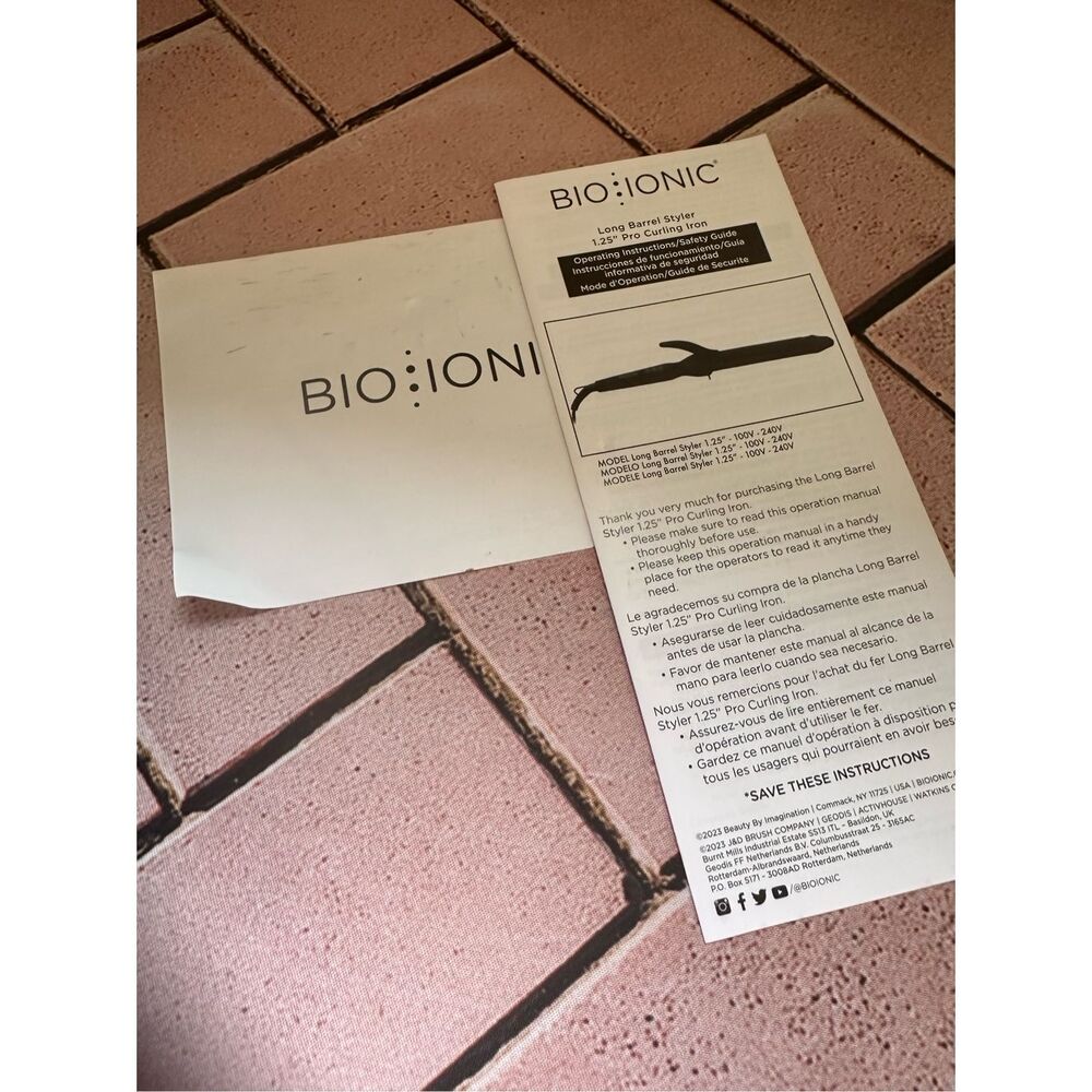 Bio Ionic Long Barrel styler 1.5" Pro curling iron - Picture 7 of 7